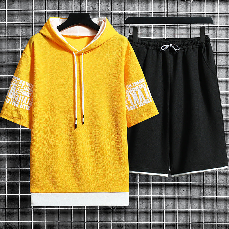 Men's Loose Fit Short-Sleeve Christian Sports Suit - Comfortable & Stylish