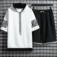Men's Loose Fit Short-Sleeve Christian Sports Suit - Comfortable & Stylish
