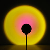 Heavenly Sunset Projection Lamp - Divine Wall Decor with 4 Light Modes & Adjustable Angle