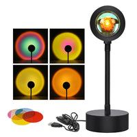 Heavenly Sunset Projection Lamp - Divine Wall Decor with 4 Light Modes & Adjustable Angle
