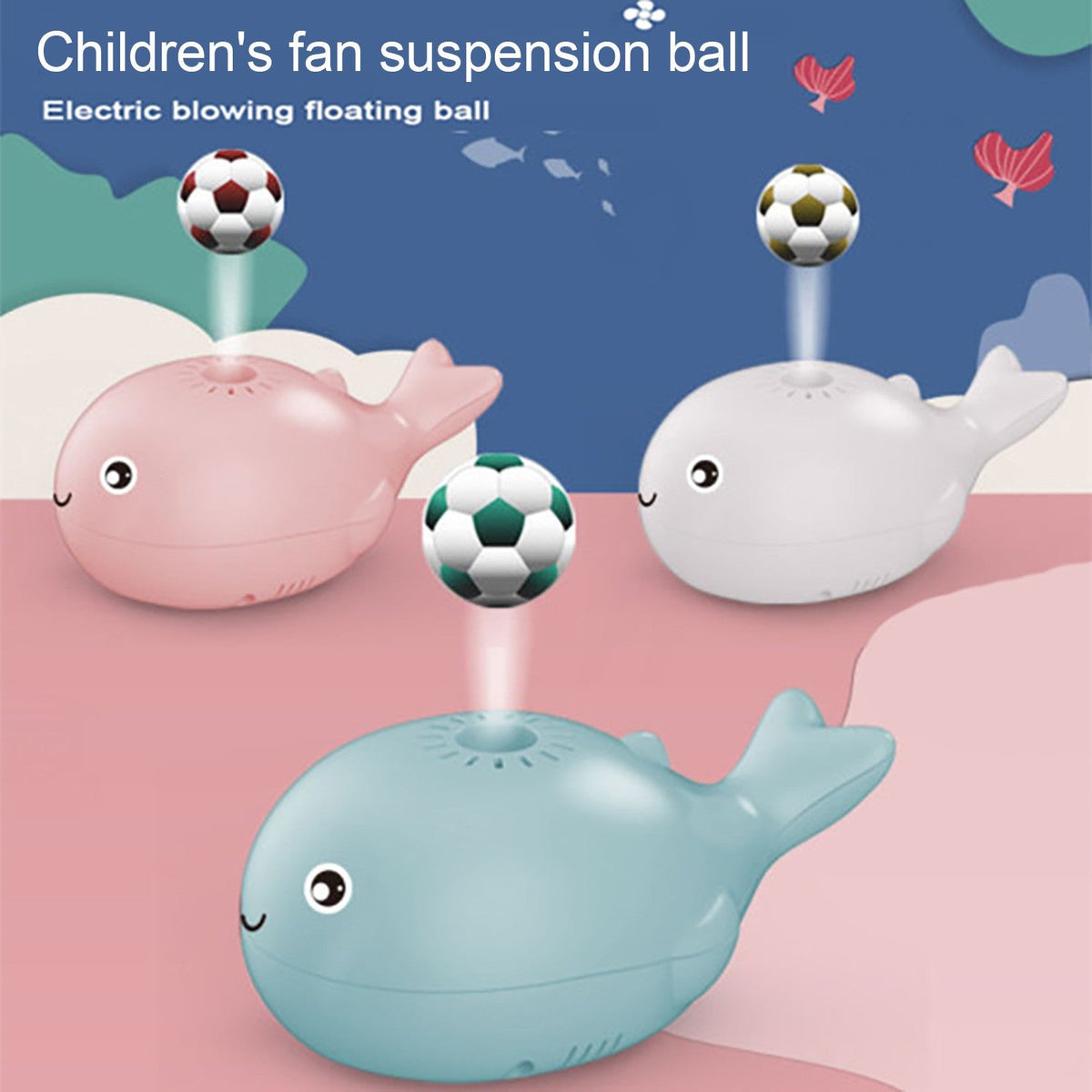 Whimsical Floating Ball Fan - Cooling USB Rechargeable Mini Fan for Kids - Safe & Educational Toy Gift