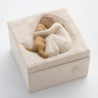 Conch Girl Resin Jewelry Box Ornament – Unique Handmade Gift & Home Decor