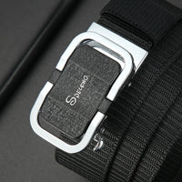 Automatic Buckle Nylon Canvas Belt for Men - Outdoor Casual Web Belt