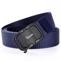 Automatic Buckle Nylon Canvas Belt for Men - Outdoor Casual Web Belt