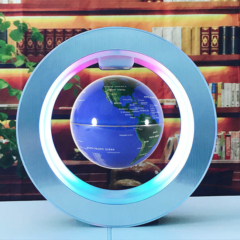Round LED World Map Floating Globe Magnetic Levitation Light Anti Gravity Magic What Else You Got?