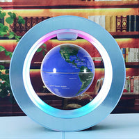 Magnetic Levitation World Globe Light - Floating LED Map Decor - Elegant Home & Office Gift
