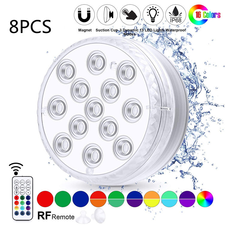 Led Beads Submersible Light Waterproof Underwater Lamp For Garden Swimming Pool Fountain Spa Party Bathroom Remote Control What Else You Got?