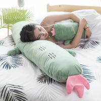 Cozy & Comfortable Sleeping Leg Pillow - Crystal Soft Plush Throw Pillow - 50cm