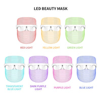 7-Color LED Light Therapy Facial Mask – Multi-Color Skincare & Beauty Mask