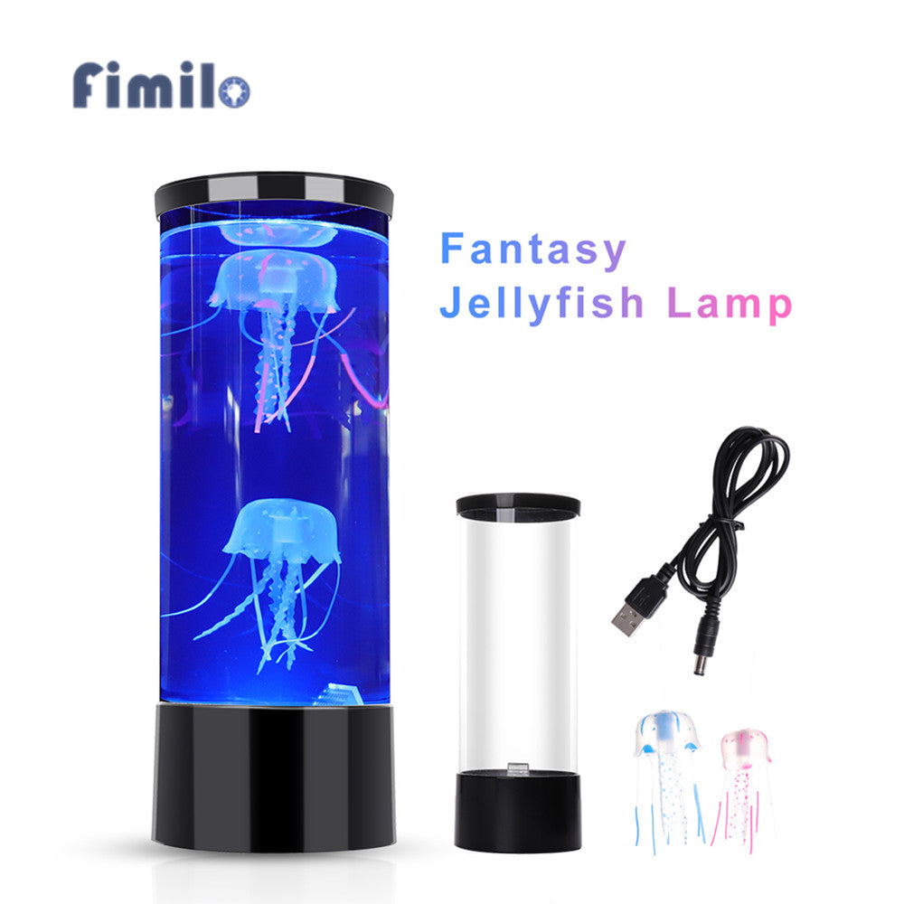 Fantasy LED Jellyfish Lamp Color Changing Jellyfish Tank Aquarium Led Lamp Relaxing Mood Night Light What Else You Got?