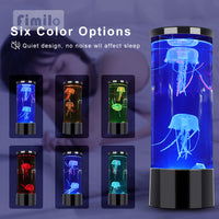 Glowing Jellyfish LED Lamp - Mesmerizing Color-Changing Aquarium Light for Relaxation & Decor