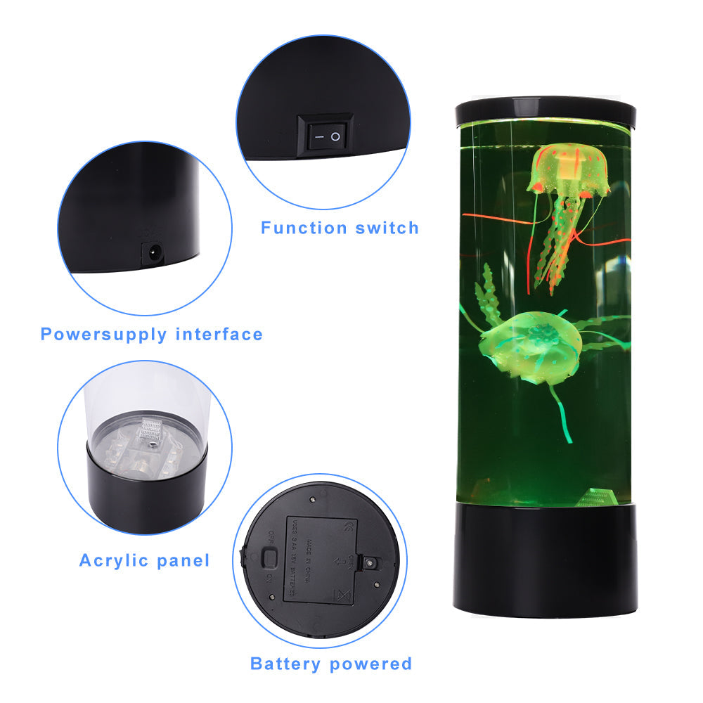 Fantasy LED Jellyfish Lamp Color Changing Jellyfish Tank Aquarium Led Lamp Relaxing Mood Night Light What Else You Got?