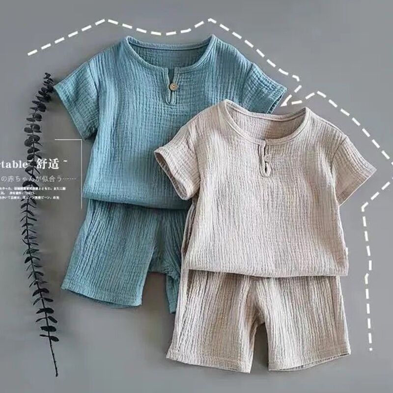 Boy And Girl Baby Short-sleeved Summer Suit What Else You Got?