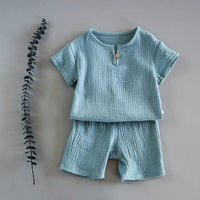 Matching Baby Boy & Girl Summer Suit Set – Adorable Kids Outfit for Warm Weather