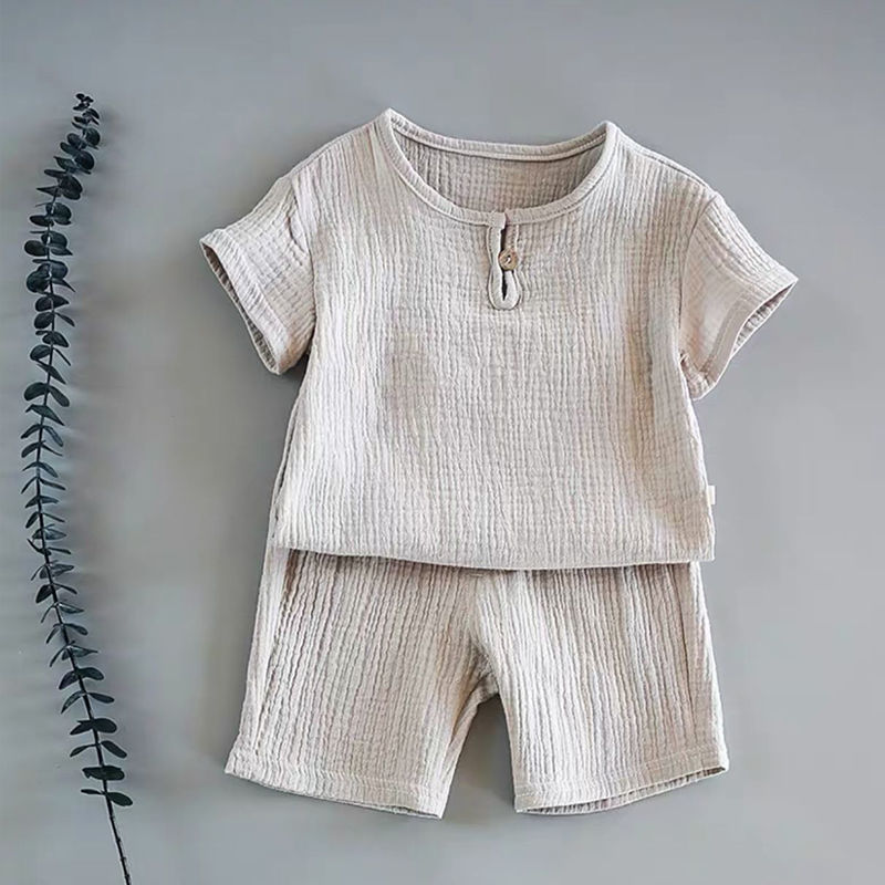 Boy And Girl Baby Short-sleeved Summer Suit What Else You Got?