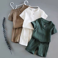 Matching Baby Boy & Girl Summer Suit Set – Adorable Kids Outfit for Warm Weather