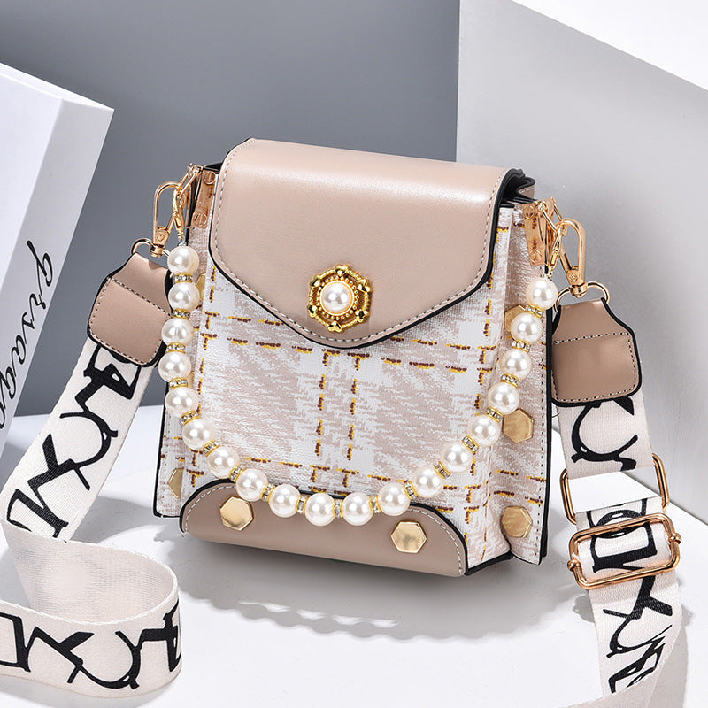 Fashion Women'S Crossbody Bag Girl'S Cute Princess Wallet Classic Shoulder Bag Summer Pearl Chain Phone Bag What Else You Got?