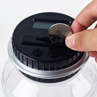 Digital Coin-Counting Piggy Bank – LCD Money Jar for Kids & Adults