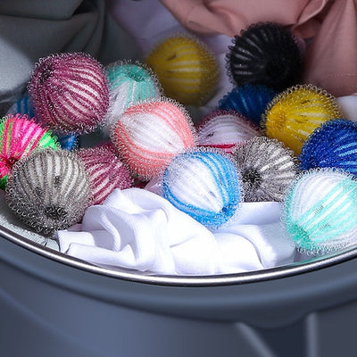Miracle Laundry Balls: Remove Hair, Decontaminate & Prevent Tangles - Eco-Friendly & Effective