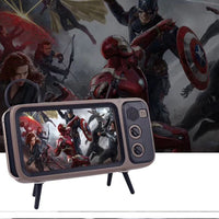 Retro Mini Portable Bluetooth TV Speaker - Vintage Sound in a Compact Design