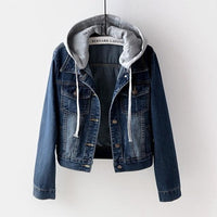 Winter Denim Coat - Warm & Stylish Cotton Jacket with Velvet Lining Options