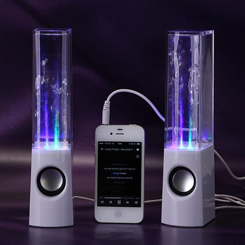 Dancing Water Fountain Speaker – LED Music-Synced Light Show