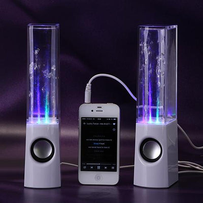Dancing Water Fountain Speaker – LED Music-Synced Light Show