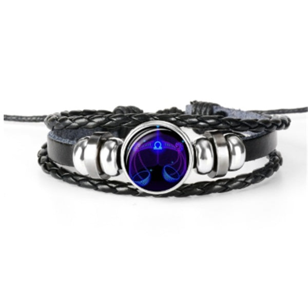 12 Zodiac Constellation Bracelet Luminous Braided Design Bracelet For Men Women Kids What Else You Got?