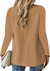 Elegant Christian Women's Lapel Button Jacket - Stylish & Comfortable Casual Suit Outwear