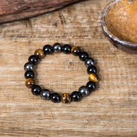 Tiger Eye Stone Bracelet – Handcrafted Energy Beads for Men & Women – Natural Grounding & Confidence Jewelry