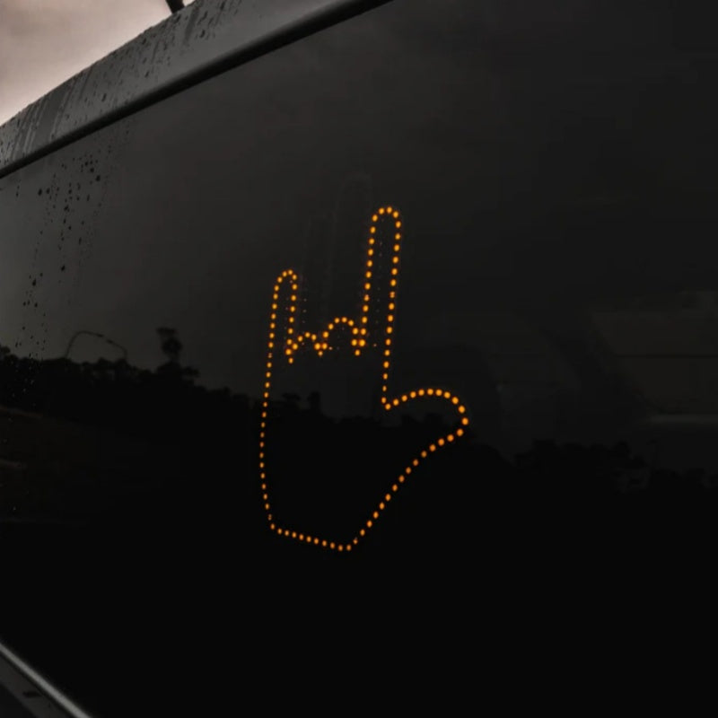 Funny New LED Illuminated Gesture Light Car Finger Light With Remote Road Rage Signs Middle Finger Gesture Light Hand Lamp What Else You Got?