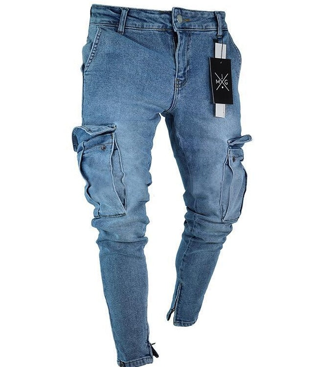 Cargo Hole Denim Jeans Men What Else You Got?