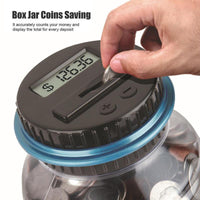 Digital Coin-Counting Piggy Bank – LCD Money Jar for Kids & Adults