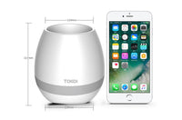 Elegant Touch-Sensitive Music Vase with Bluetooth Speaker - 12-Hour Playtime