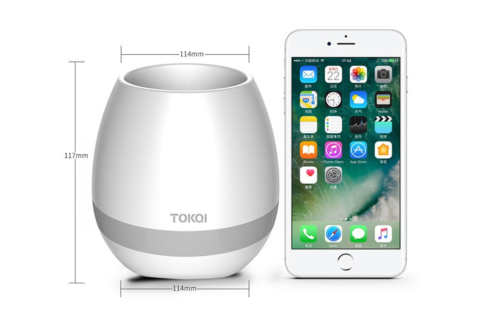 Touch-sensitive music vase desktop audio What Else You Got?