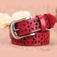 Women's Hollow Pattern Waist Belt – Vintage Pin Buckle Denim & Jean Belt