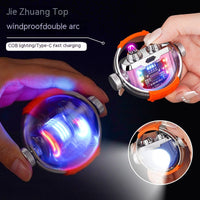 Gyro Electronic Pulse Lighter - Windproof & Stylish - Perfect Gift