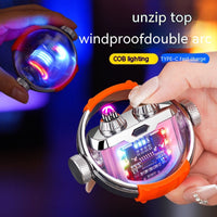 Gyro Electronic Pulse Lighter - Windproof & Stylish - Perfect Gift