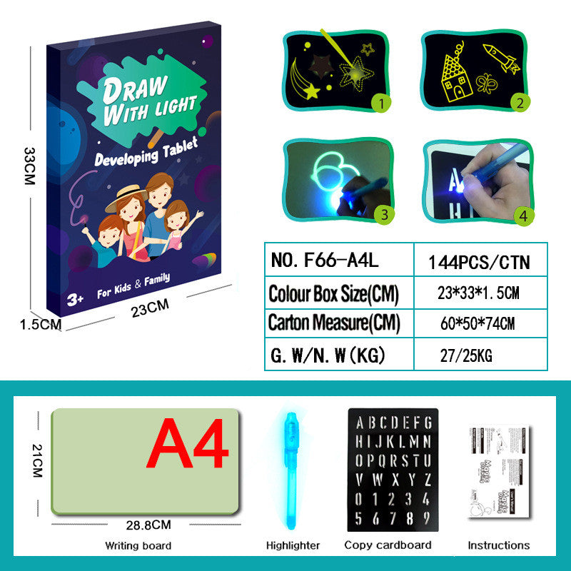 3D Magic Light Drawing Pad ✨ Glow Sketch Board for Kids What Else You Got?