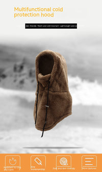 Heavenly Warmth Winter Cycling Cap & Scarf Set - Windproof & Thickening for Cold Weather Rides