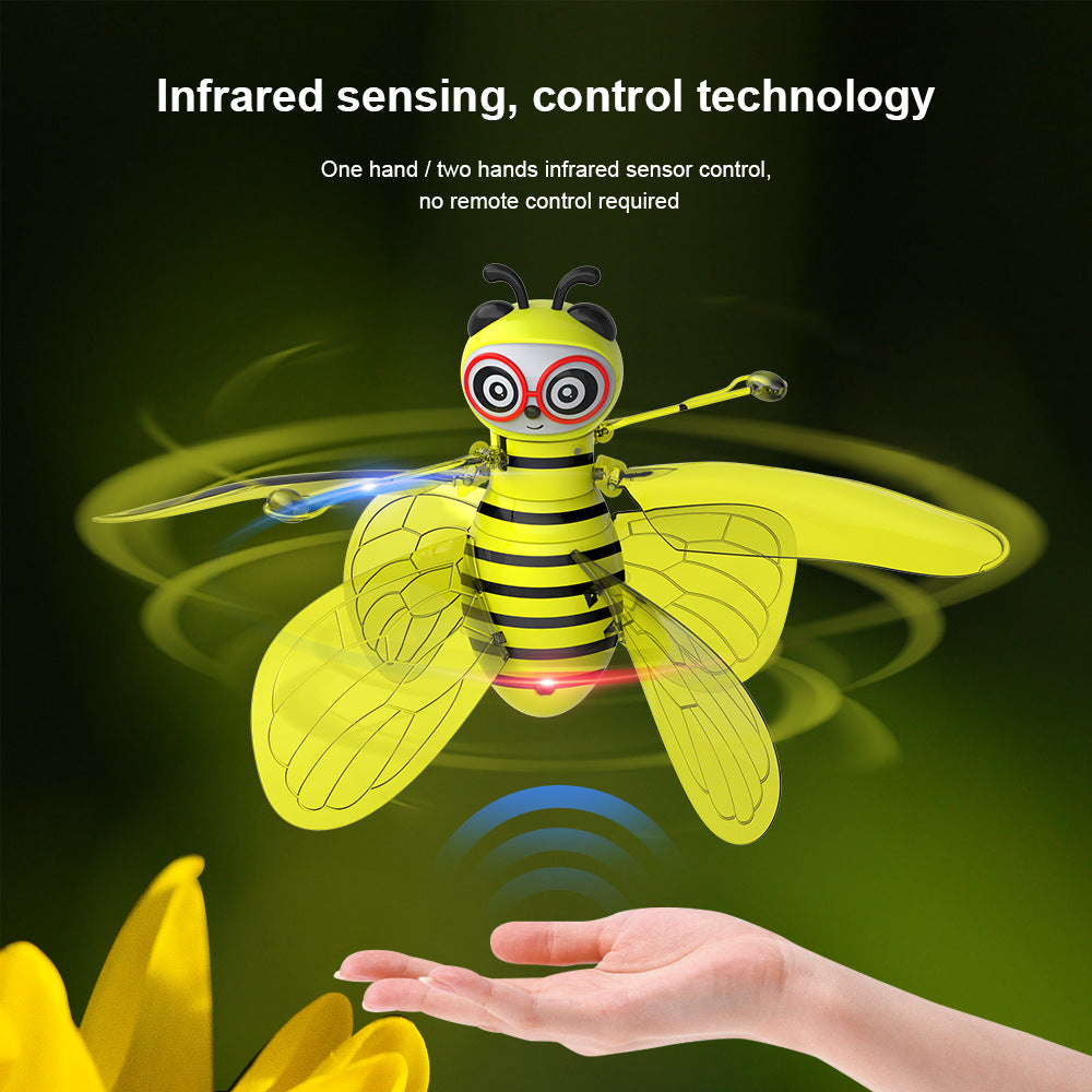 Hover Bee Drone Toy – Hand-Controlled Infrared Flying Toy for Kids