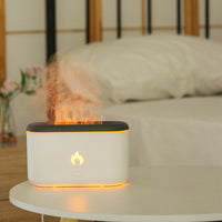 Volcano Flame Effect Ultrasonic Aroma Diffuser & LED Mist Lamp