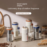Premium 450ml Stainless Steel Smart Thermal Mug - Keeps Coffee Hot/Cold for Hours - Perfect for Travel, Work & Gifts