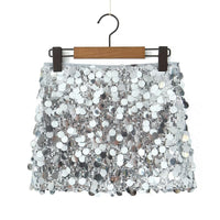Glamorous Sequin Mini Skirt 2026 | Trending Party Skirt | Shimmer Bodycon Sheath | 8 Colors