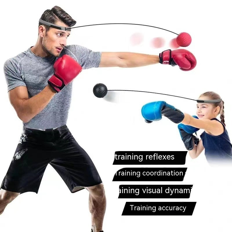 Stress-Relieving Boxing Ball Headband - Perfect for Fitness & Mental Wellness