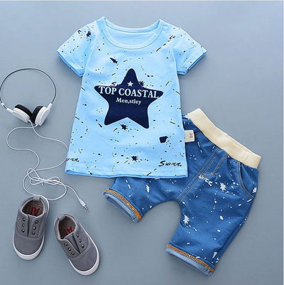 Adorable Summer Sports Outfits for Baby Boys - Lightweight & Breathable Cotton