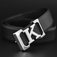 Men's Frosted Cowhide Business Belt