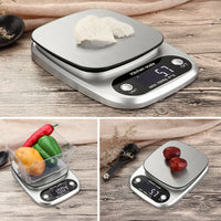 Precision Digital Kitchen Scale 22lb - Stainless Steel Baking Scale with Tare Function & LCD Display