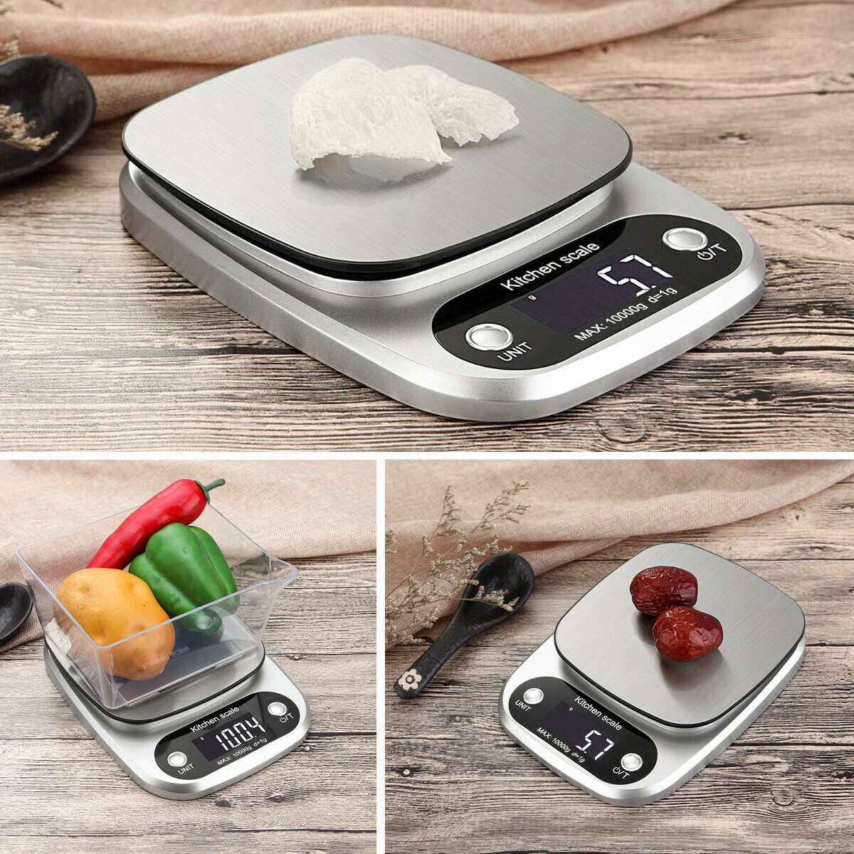 Digital Kitchen Food Scale 22lb - Stainless Steel Baking & Cooking Weight Scale Grams & Oz What Else You Got?