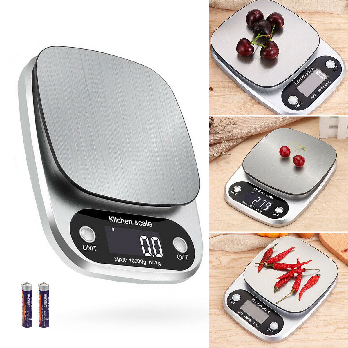 Digital Kitchen Food Scale 22lb - Stainless Steel Baking & Cooking Weight Scale Grams & Oz What Else You Got?